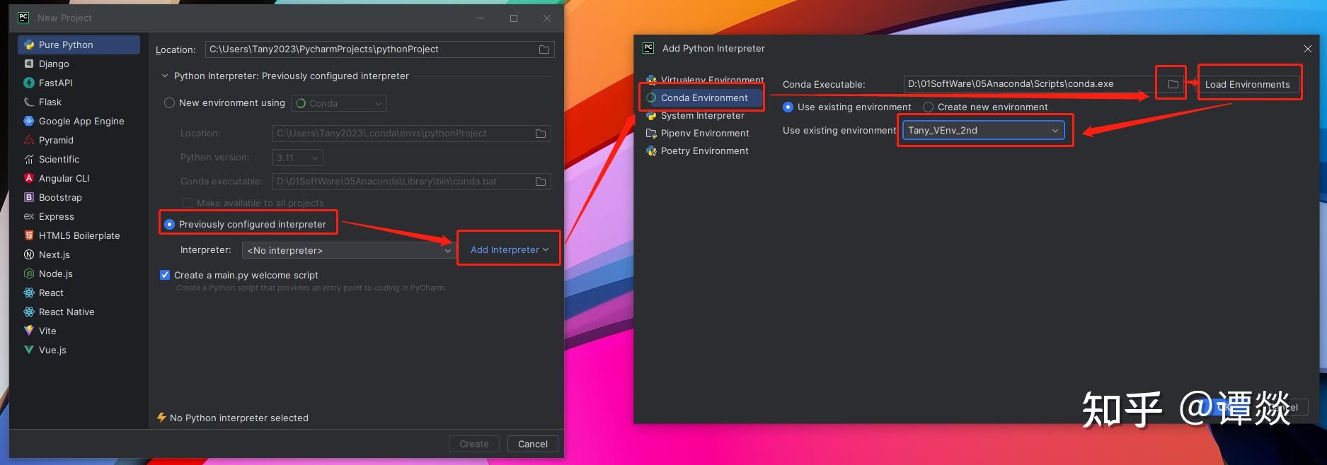  python pycharm anaconda 