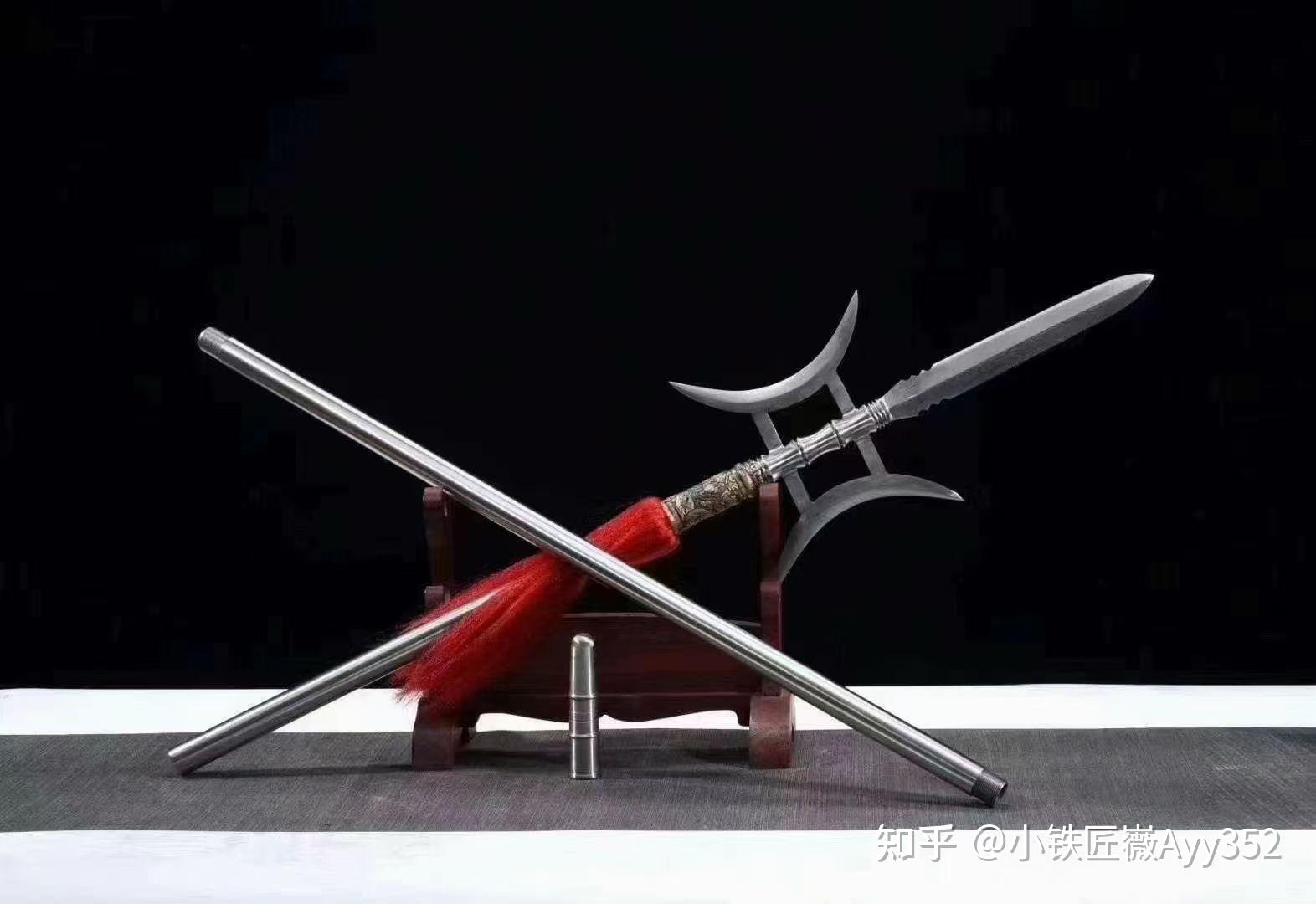 降龙双月吕布方天画戟