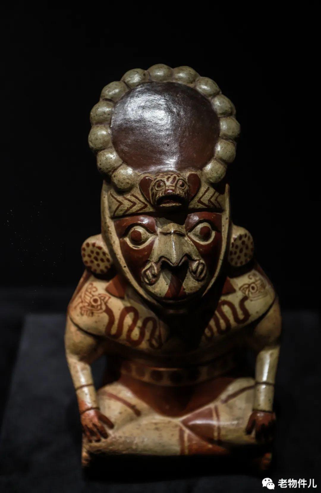 800年拉鲁克博物馆藏陶器上大量表现武士形象是莫切文化的一个特色