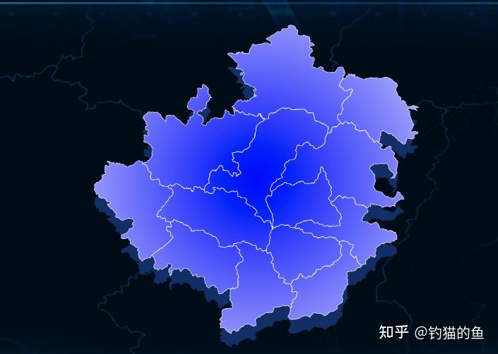 echarts map 颜色整体渐变 知乎