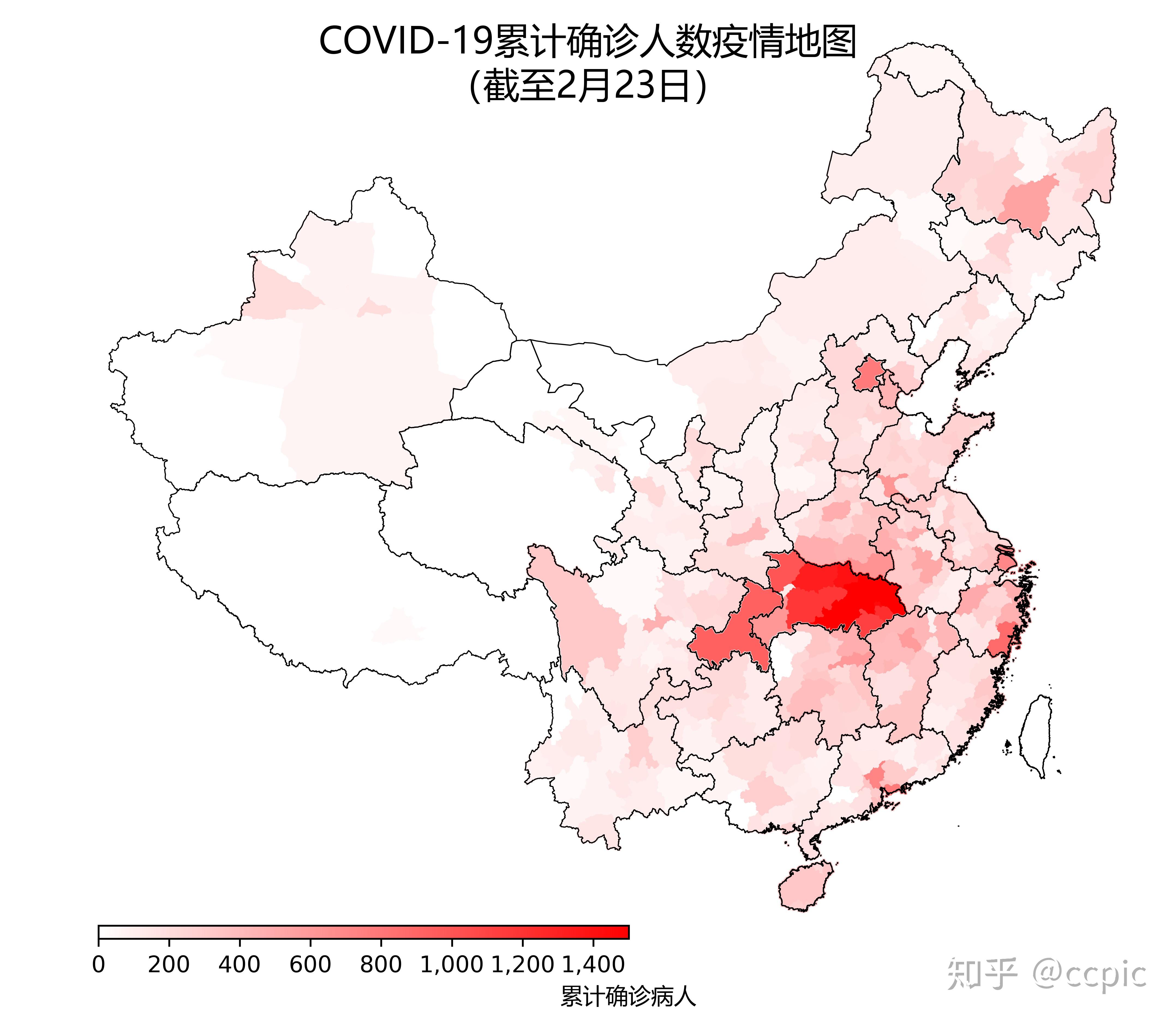 python程序化繪製中國地級市covid19疫情地圖