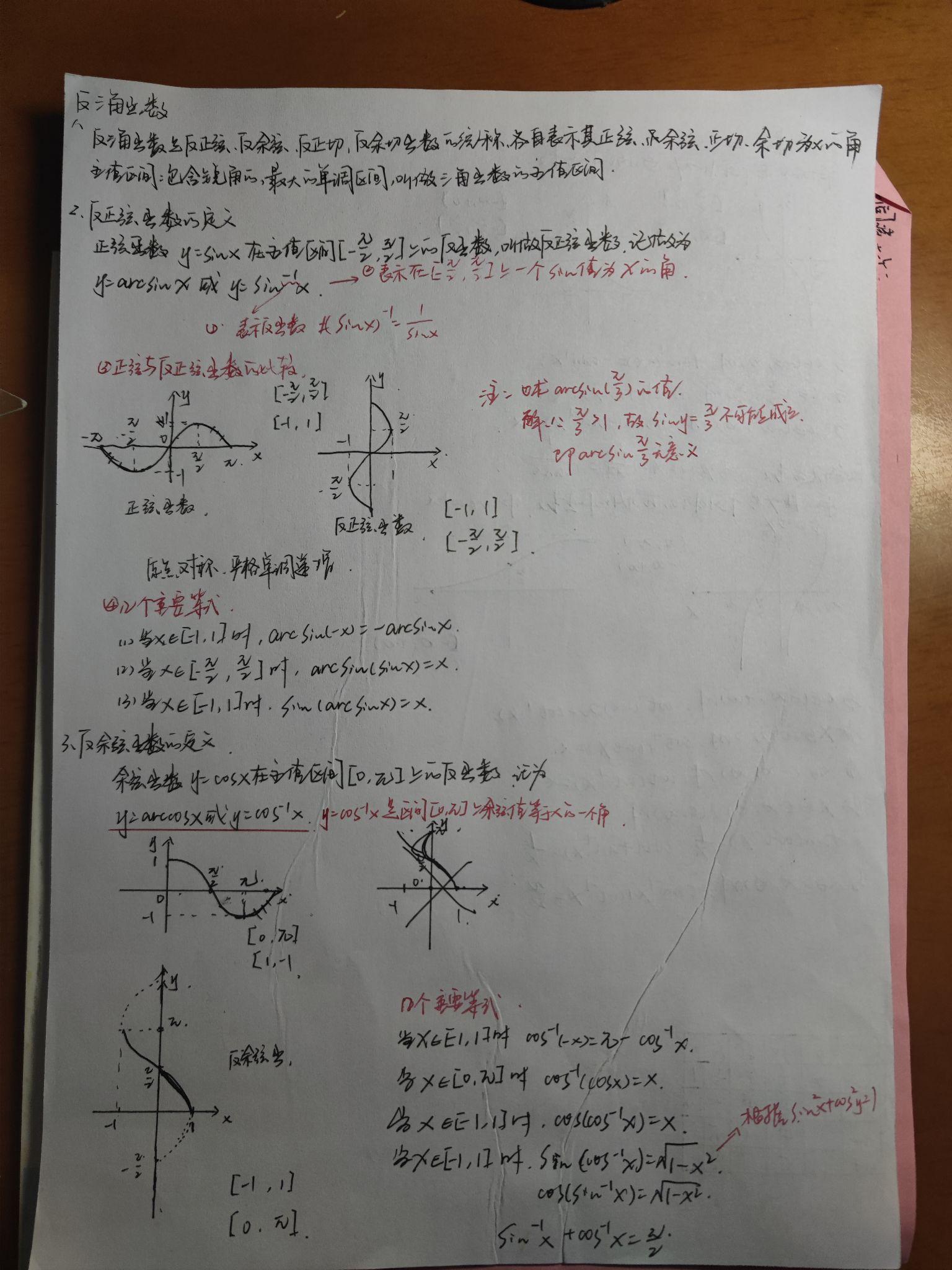 b站 反三角函数笔记 - 知乎