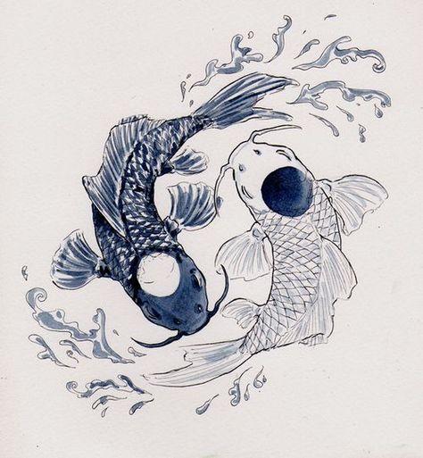 阴阳鱼的正确画法图片