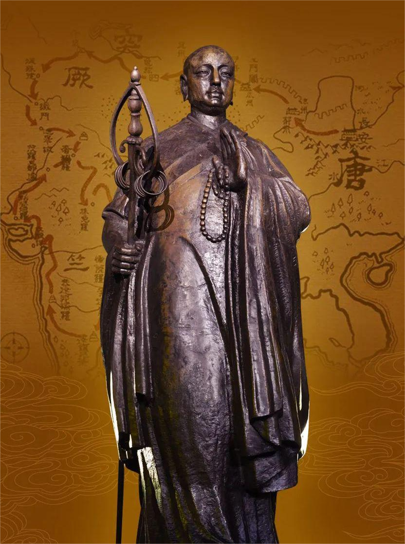 据《大慈恩寺三藏法师传》记载,十三岁的玄奘在洛阳净土寺准备剃度