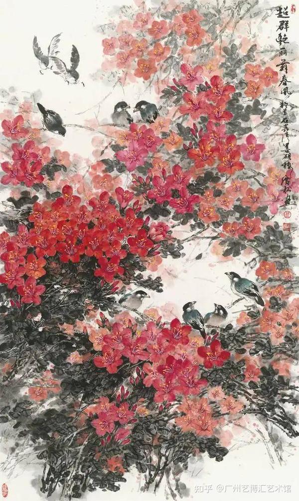 何でも揃う 橙の木 6号(約41✕31.8) 絵画 原画 植物 水彩 抽象 絵画