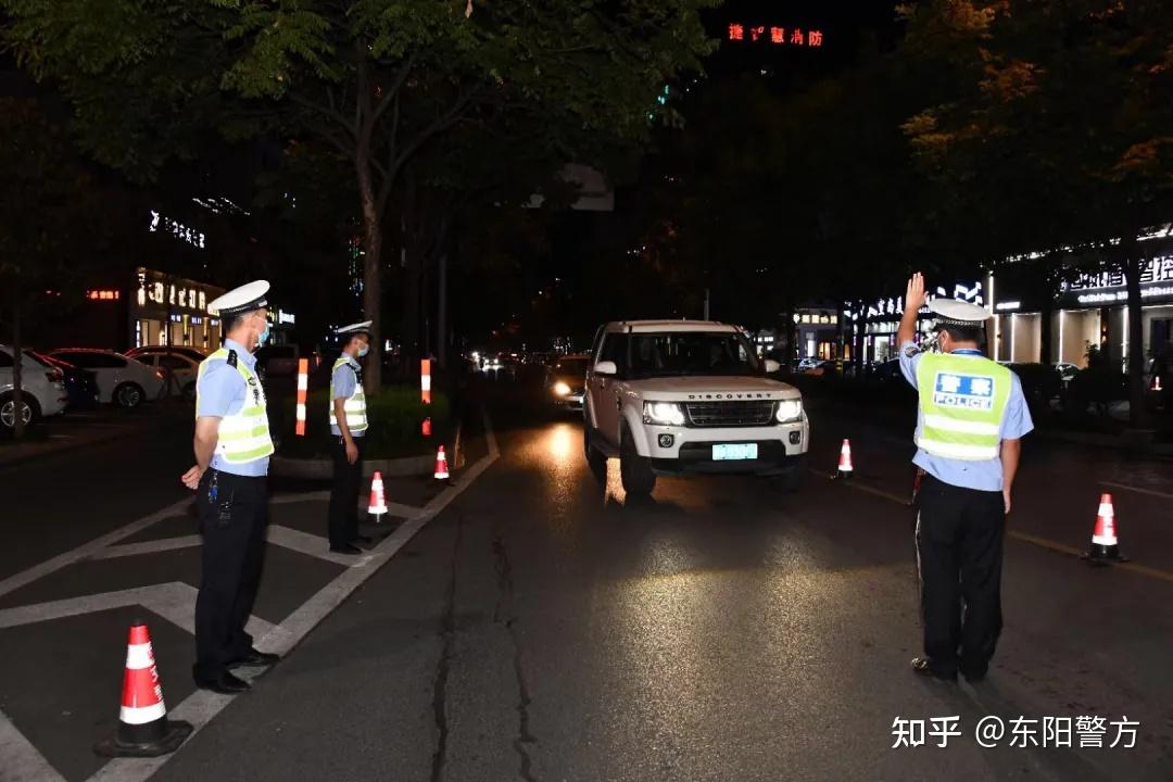 嚴查東陽交警查扣了32輛