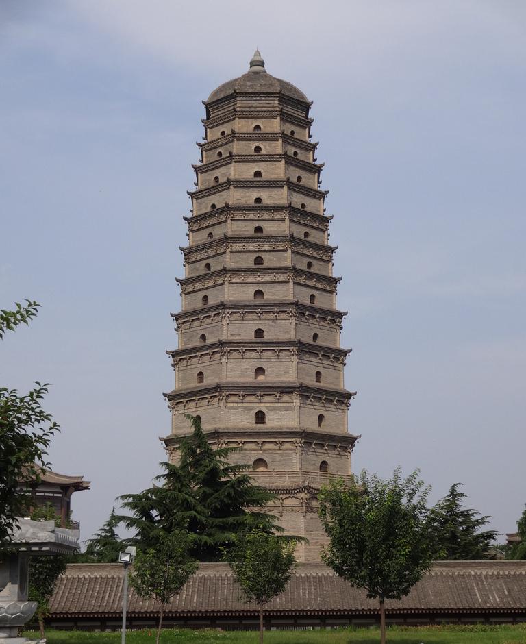 大唐盛世传奇辉煌看看法门寺真身舍利塔