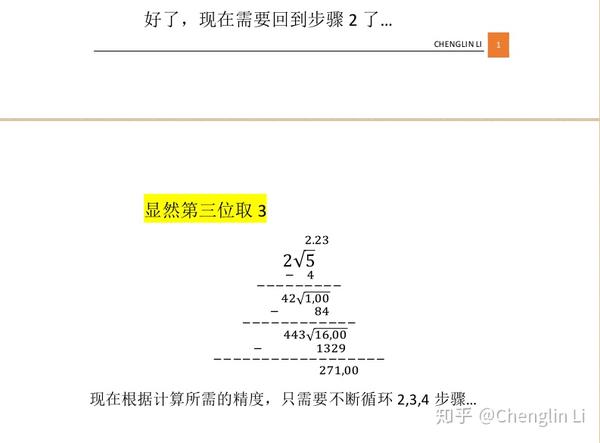 高等数学 二十 手算开根号的方法 知乎