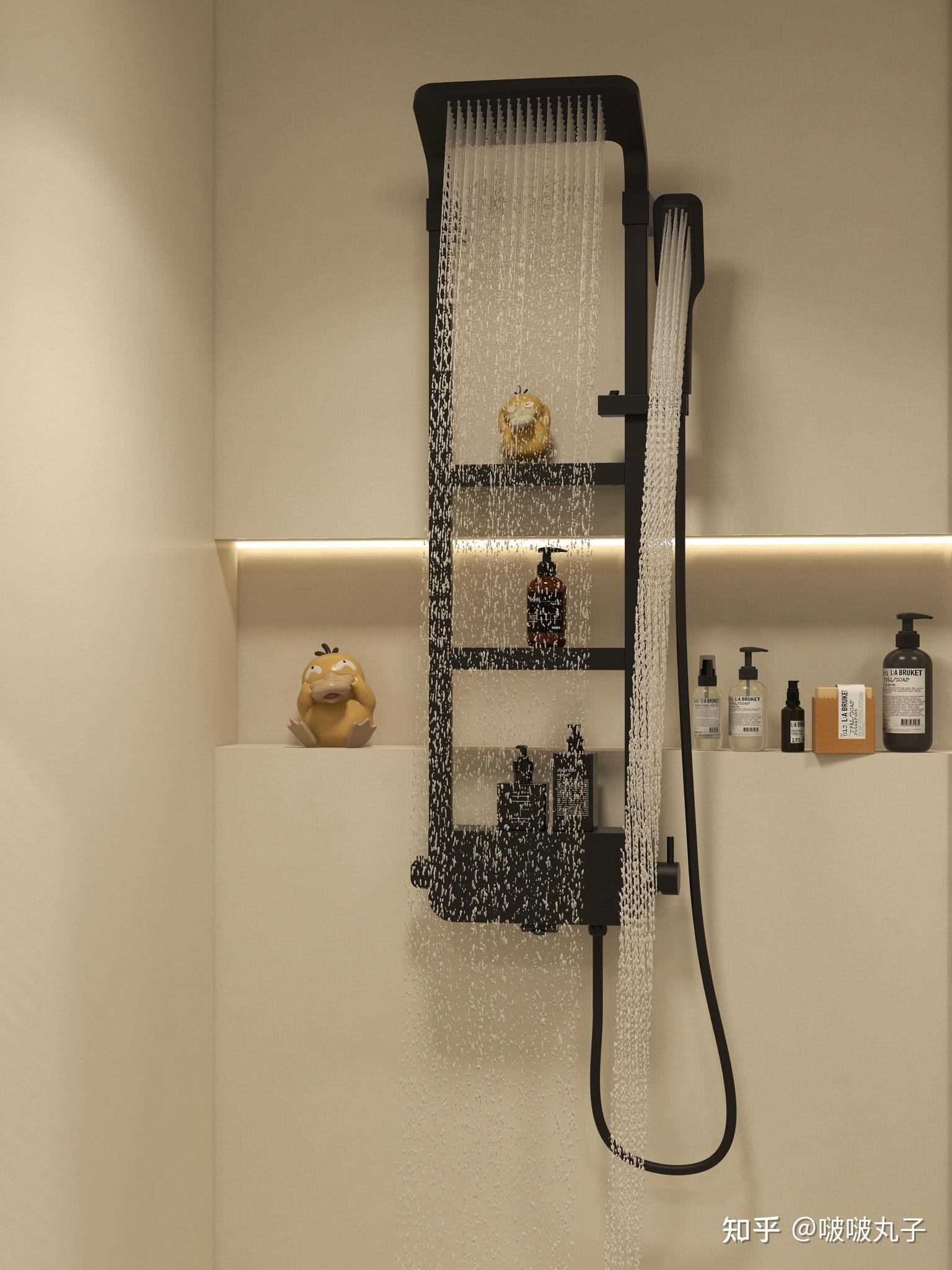 有了花洒=有了壁龛?另类收纳法,太实用了! - 知乎