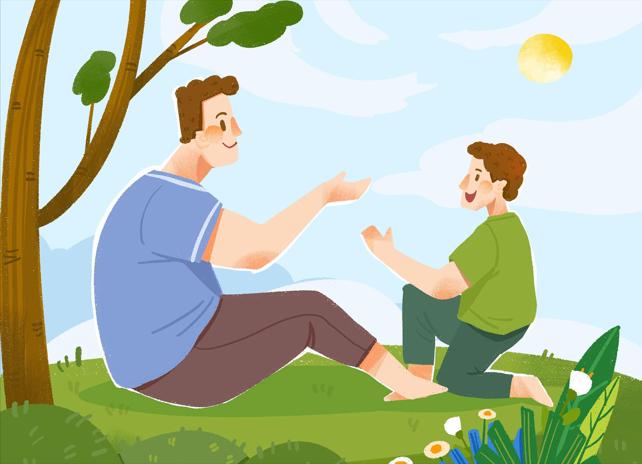 关注多和孩子聊天拉近亲子距离的同时提升孩子的表达力