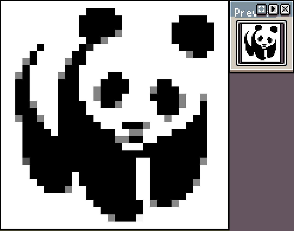 0基础像素画速成课程黑白像素画