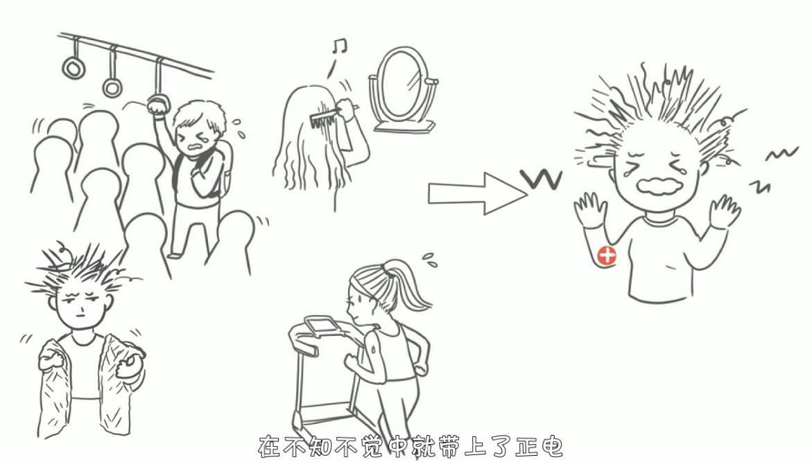 为什么冬天静电这么多明白静电的原理你就知道怎么防静电啦