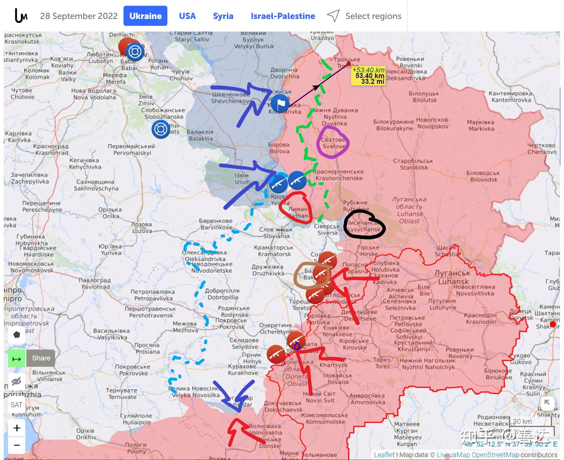 俄乌战线变化和观察(20221005)(研究问题) - 知乎