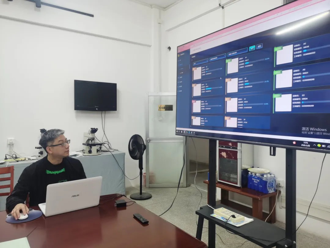 在广东中山,天翼物联为基信锁芯有限公司提供数采终端 数据看板 mes