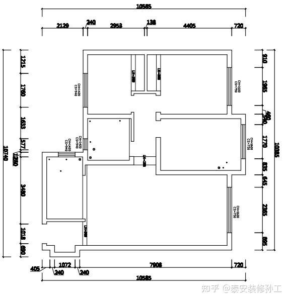 泰安龙湖公园里户型图图片