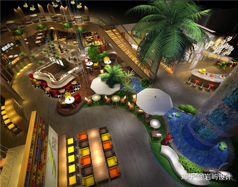 美食城装修设计如何满足现代吃货的新需求