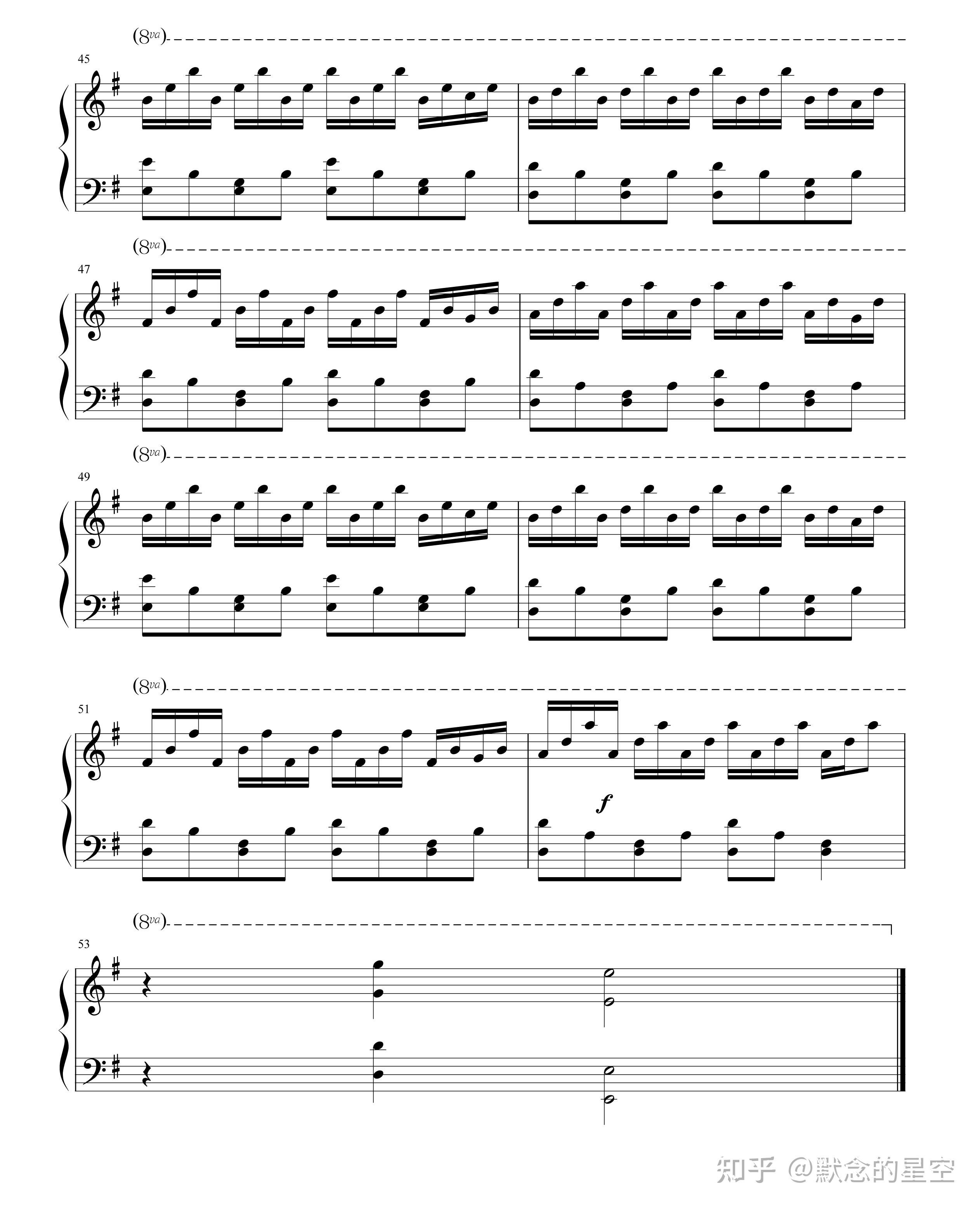 钢琴谱双手简谱双版本yanntiersencomptinedunautreétélaprèsmidi