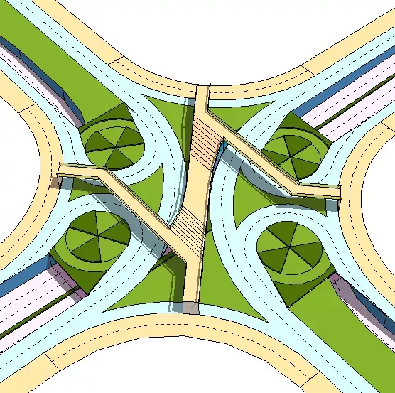 交互式道路实际图图片