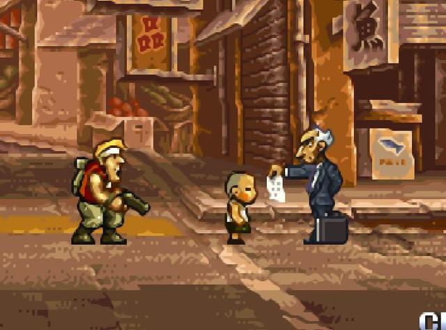 经典游戏合金弹头最神秘的0分老头原来他才是游戏的灵魂