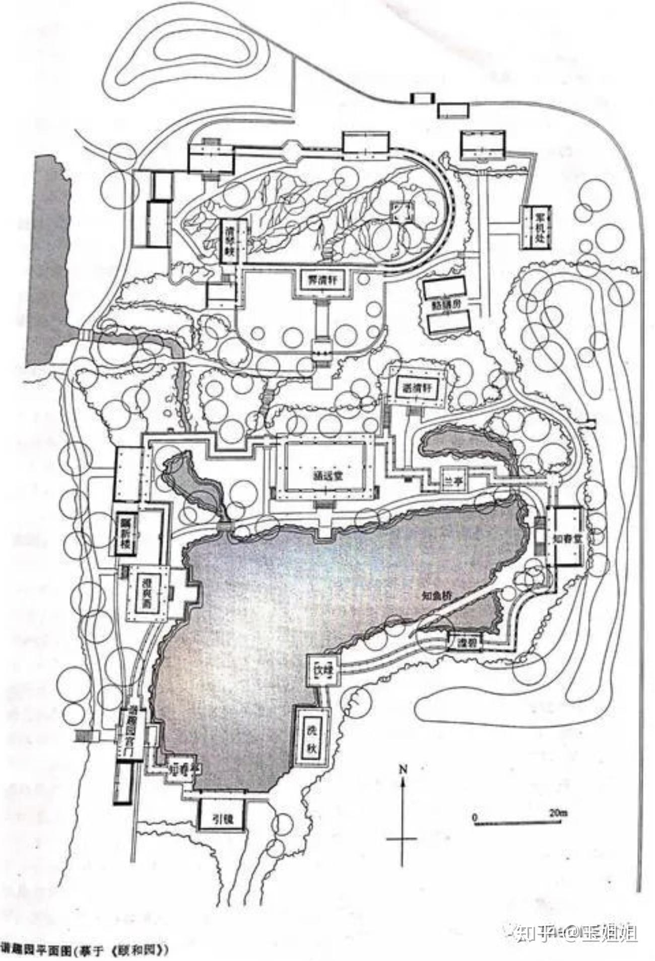 清漪园平面图片