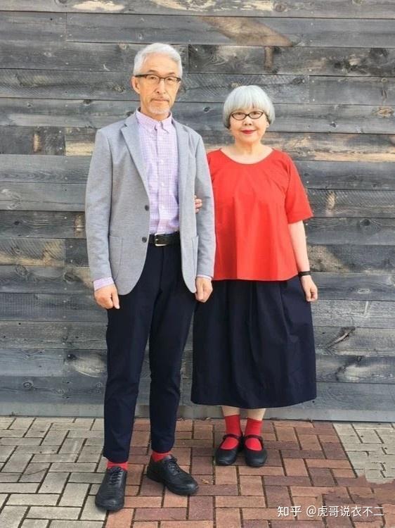 日本白发老夫妇靠情侣装走红简单舒适又美好这才叫优雅