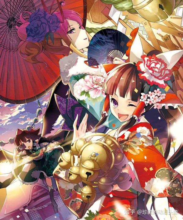 二次元和风少女 自信的姑娘讨人喜 她们都对未来充满了希望 和风少女 Duboot网