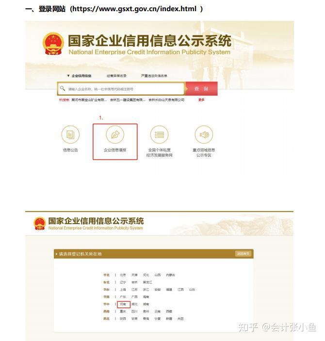 终于有人把企业工商年报,讲透彻了,附实操手册 - 知乎