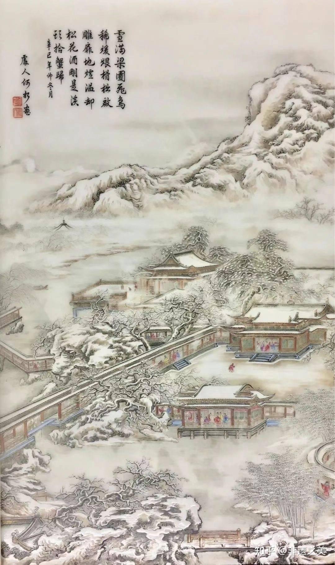 李文跃：墨彩瓷的工艺美学与文化特征- 知乎