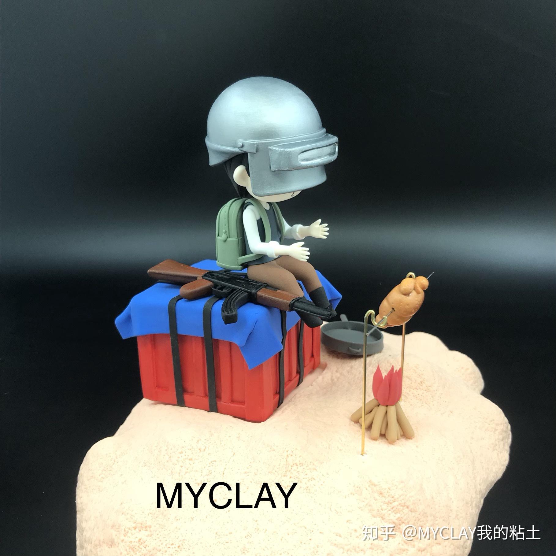 myclay超轻粘土绝地求生作品展示98k版
