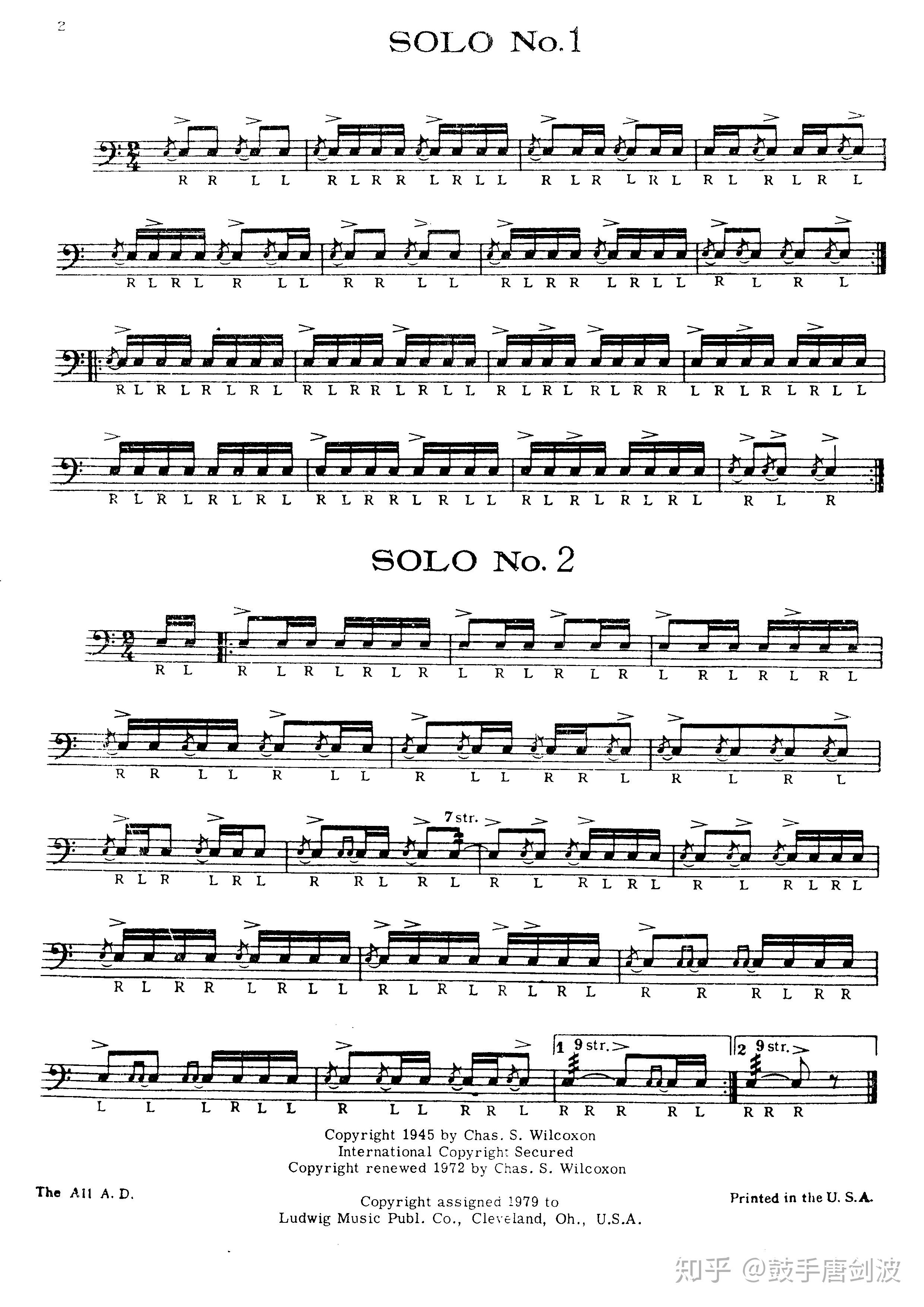 全美鼓手基本功solo150条no1