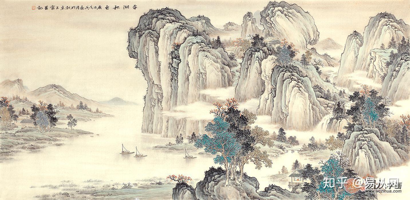 心中的诗与远方鉴赏画家王宁笔下的山水画作品