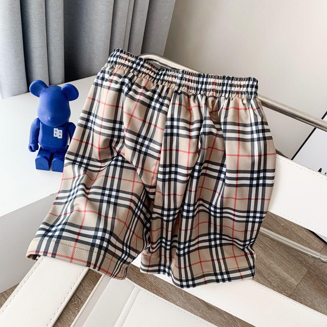 burberry巴宝莉格子网眼条纹短裤