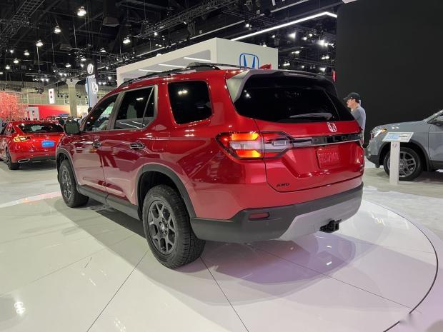 实力不容小觑 车展实拍全新本田pilot - 知乎