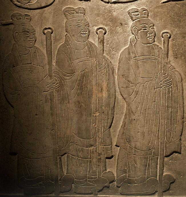 图说西安行碑林博物馆之李寿石椁墓志与墓门