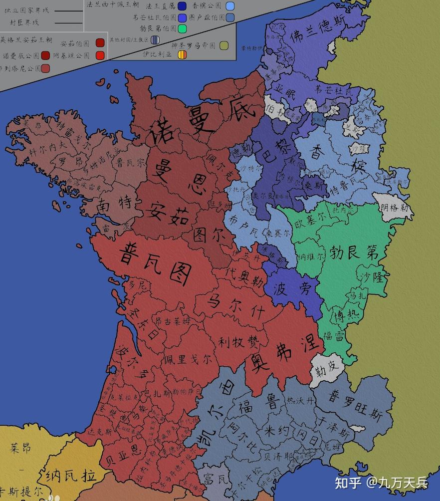 英法百年战争地图演变图片