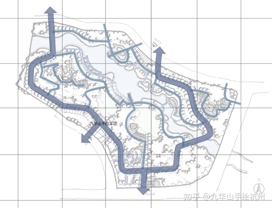 景觀快題福建農林大學2019年真題解析濱水公園設計