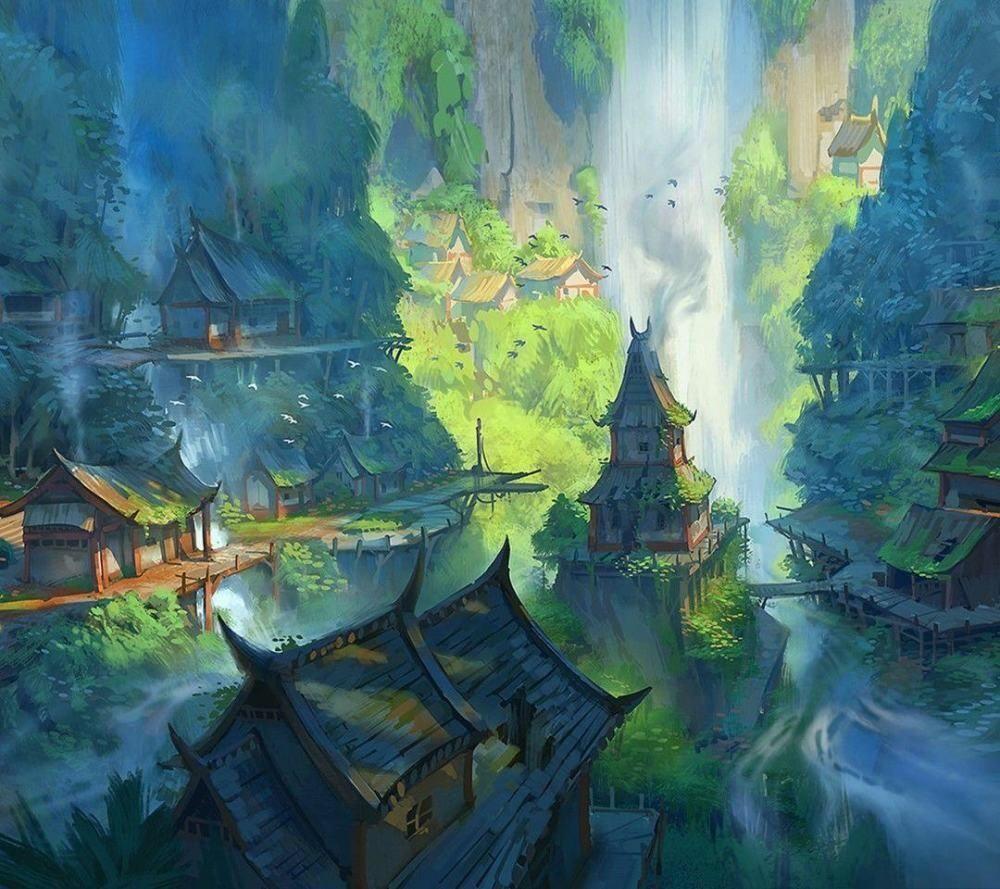 有好看的电脑壁纸吗，最好是动漫的风景图？ - 知乎