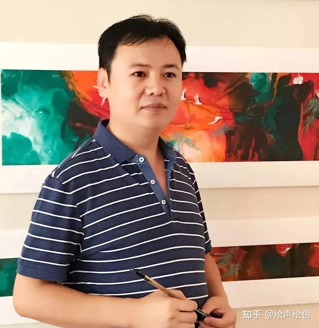 蔚芸堂画家刘康绘制花鸟四条屏荷风雅韵