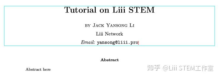 Liii STEM 快速入门 - 知乎