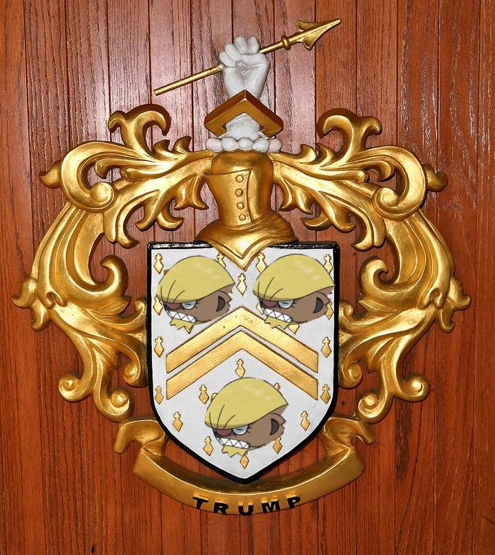 如何评价特朗普使用的家族纹章是盗用英国某家