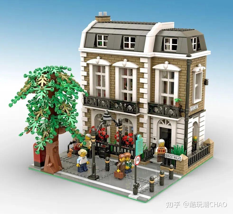 乐高ideas作品积木步行街获得10000票支持