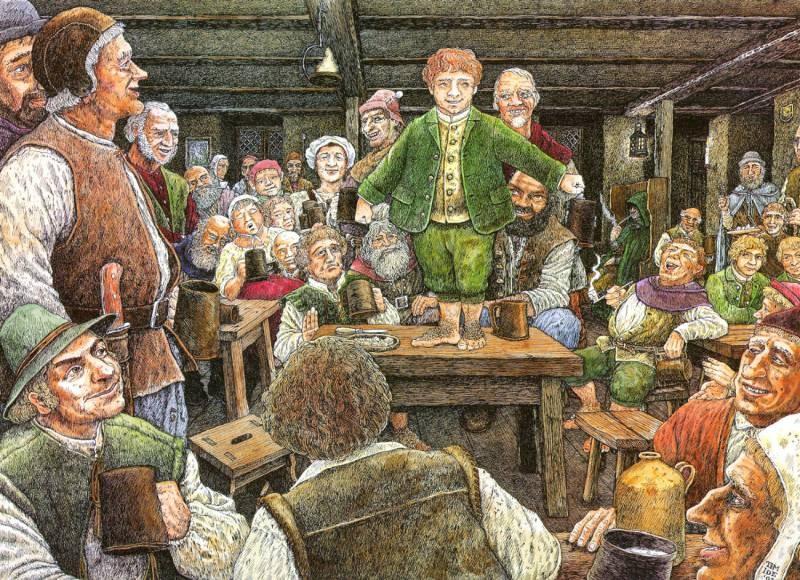 配图看魔戒16跃马客栈的忘形一跳