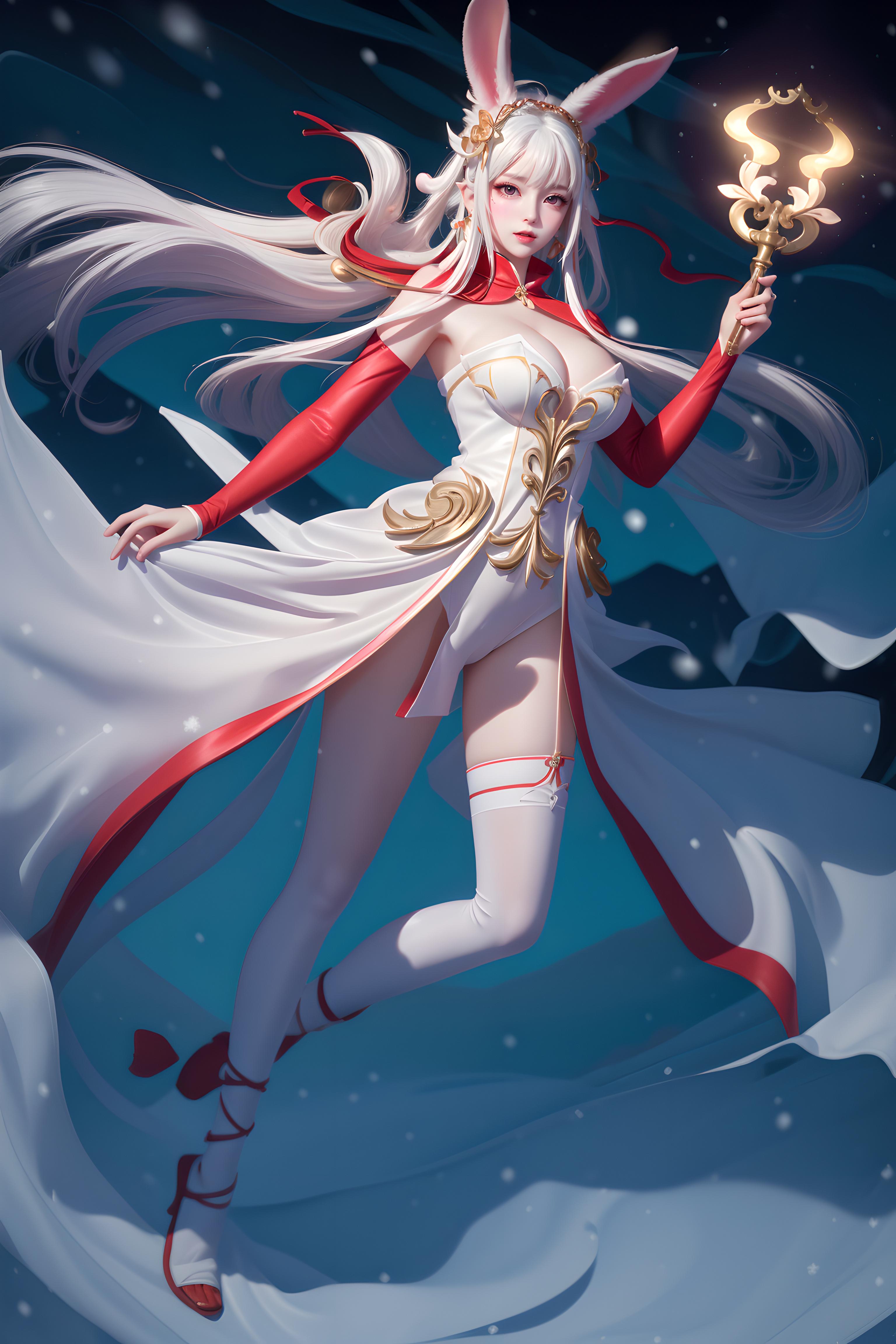 国漫王者荣耀-公孙离ai图集绘画二次元手机电脑高清壁纸