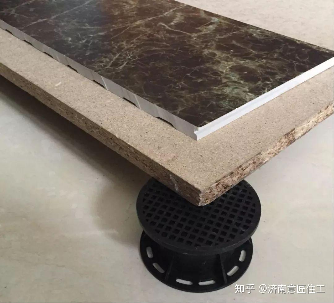 si体系专用地面架空系统由m系列支撑脚,承压板组成地面装饰的基层系统