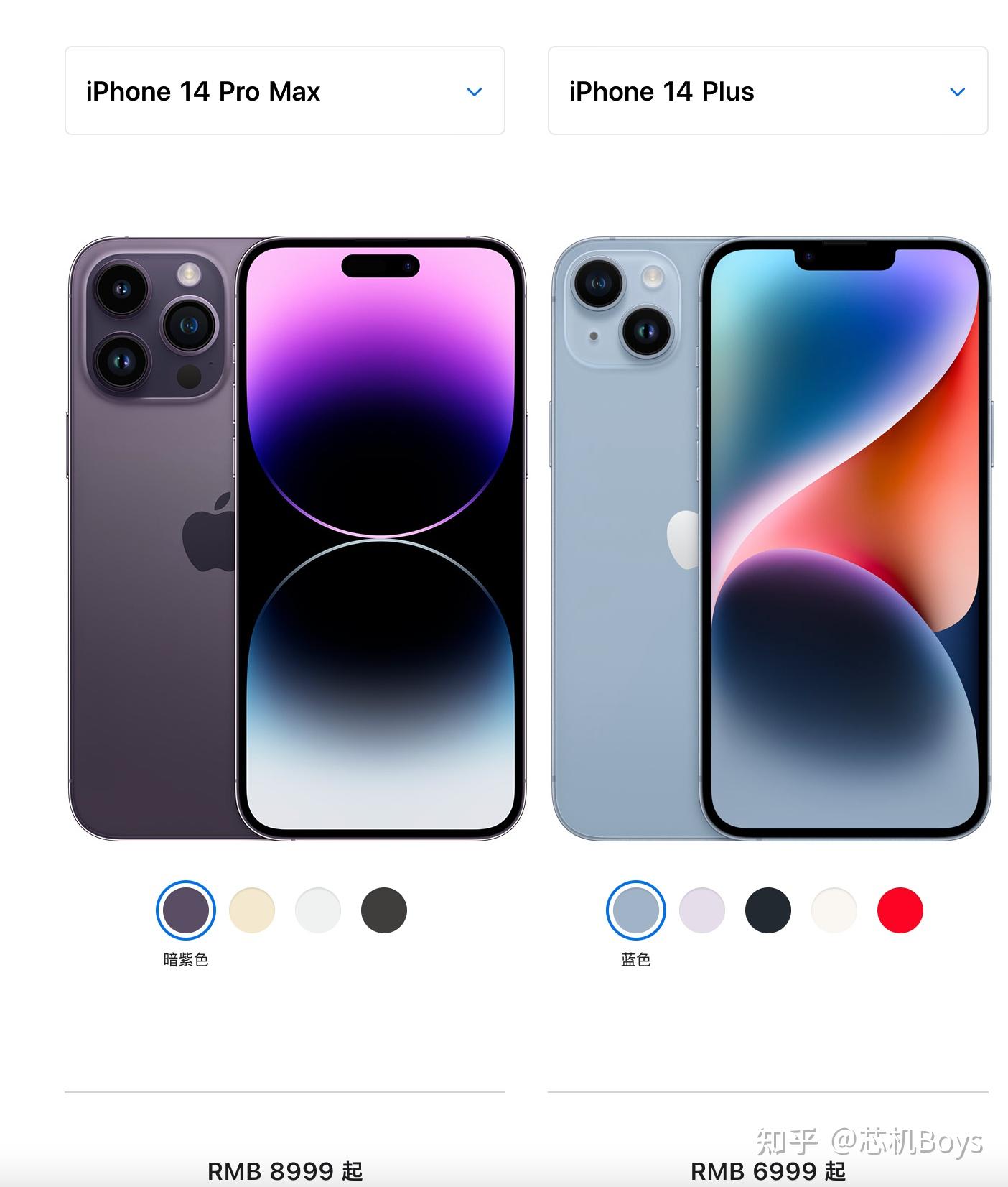 三,14 pro对比14,14 pro max 对比14 plus