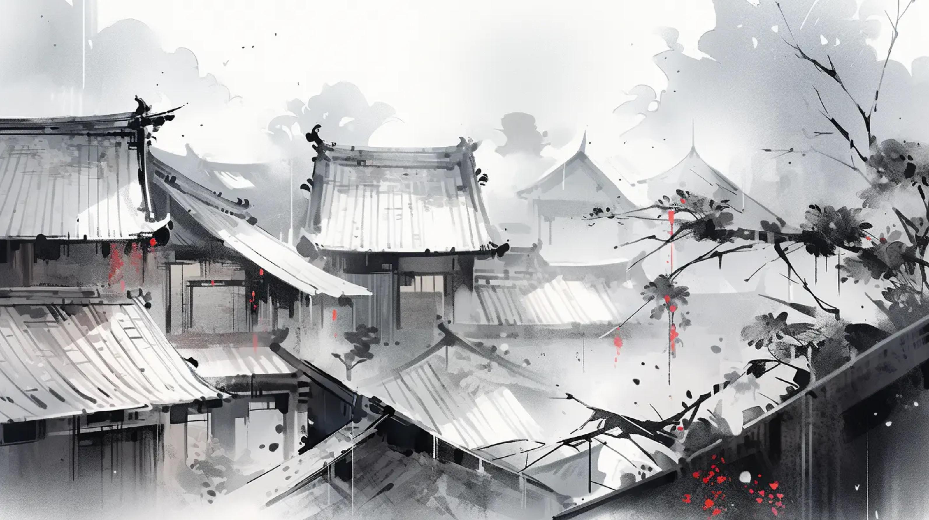 古风4K电脑手机壁纸合集，一起走进水墨丹青的画卷吧 - 知乎