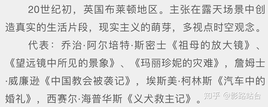 布莱顿学派电影史上有很多重要的电影流派, 也是考试当中的重点,今天