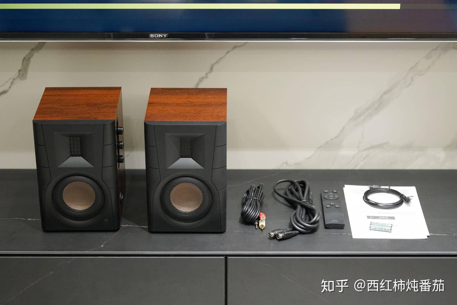 谁说桌面音箱不能摆客厅惠威d100开箱简评