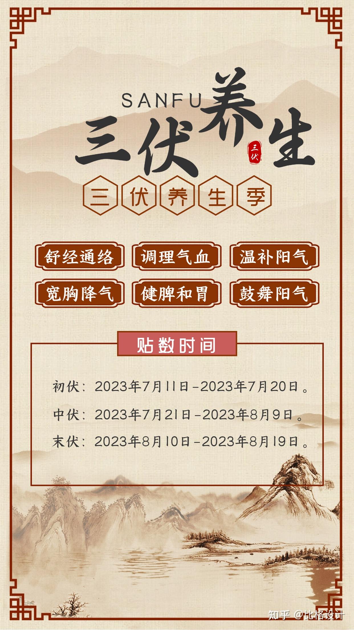 三月入伏|三伏天海报及文案 - 知乎